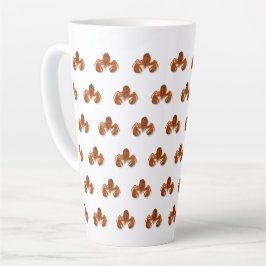 Caneca De Café Latte Lagosta Marítima