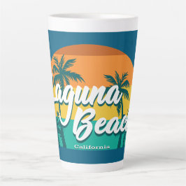 Caneca De Café Latte Laguna Beach Califórnia