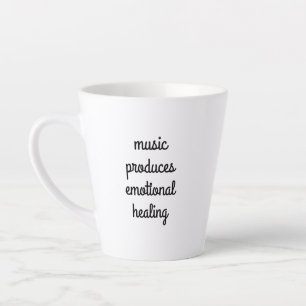 Caneca De Café Latte Lâmina de cura emocional