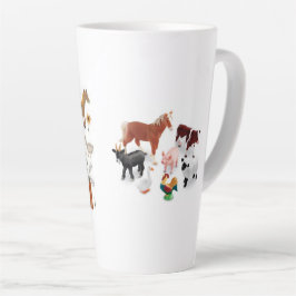 Caneca De Café Latte Lâmina de fazenda