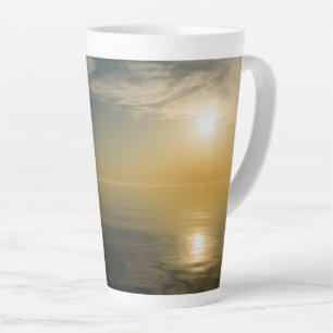 Caneca De Café Latte Lâmina Lateral do Planetário
