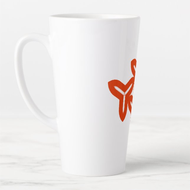 Caneca De Café Latte Lâminas Góticas Latte Mug (Esquerda)