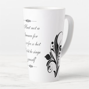 Caneca De Café Latte Lâmpada Com Design Bela