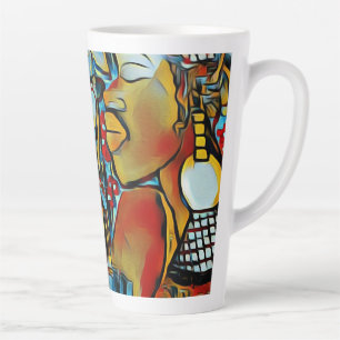 Caneca De Café Latte Lâmpada de Reflexão