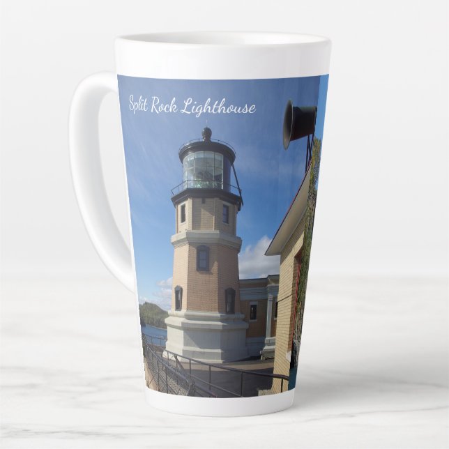 Caneca De Café Latte Lâmpada de Rock Dividida Lâmpada (Ângulo esquerdo)