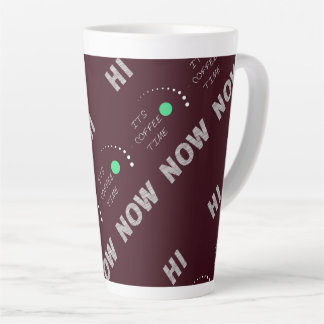 Caneca De Café Latte Lâmpadas e Copas