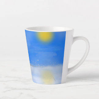 Caneca De Café Latte Lâmpadas e Copas