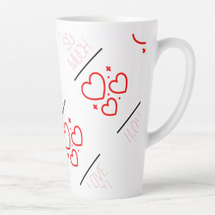 Caneca De Café Latte Lâmpadas e Copas