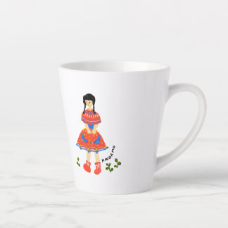 Caneca De Café Latte Lâmpadas e Copas