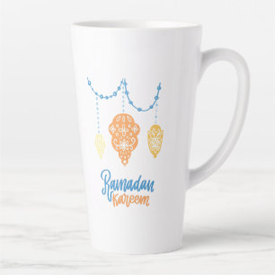 Caneca De Café Latte Lâmpadas e Copas