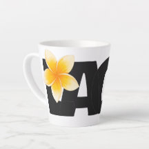 Laos Amor Flor de Frangipani Branca e Preta