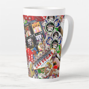 Caneca De Café Latte Las VegasIcons - Gamblers Delight