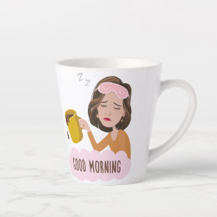 Caneca De Café Latte Lata