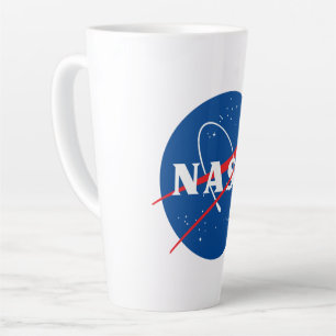 Caneca De Café Latte Lata de Lata Icônica da NASA (17 oz.)