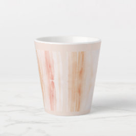 Caneca De Café Latte Lata de lata "Pastel Latte Mug - Elegante e calman