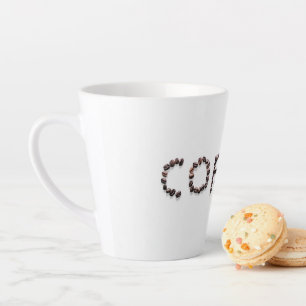 Caneca De Café Latte Lata Elegante - Perfeito para o momento do café