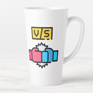 Caneca De Café Latte Lata Grande