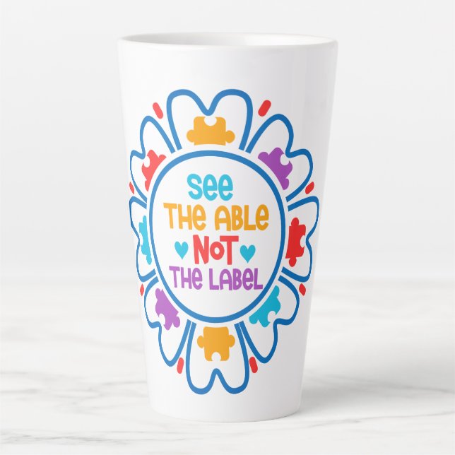 Caneca De Café Latte Lata Grande (Frente)