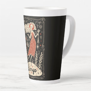 Caneca De Café Latte Lata Grande Virgo Celestial