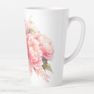 Caneca De Café Latte Lata-Lã-rosa