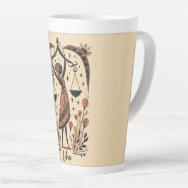 Caneca De Café Latte Latite Lata Grande Lúpula Celestial Arte Zodiac