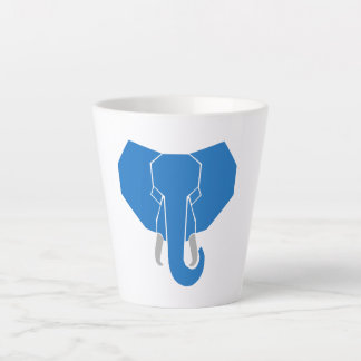 Caneca De Café Latte Latte de Elefante Simples