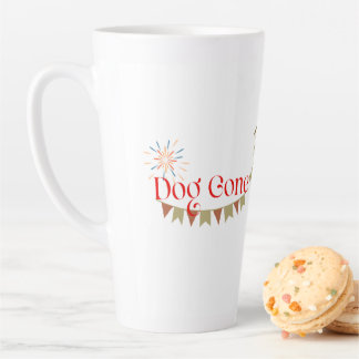 Caneca De Café Latte Latte de logotipo grande Mug-17 oz