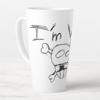 Caneca De Café Latte Latte Eu Estou Trabalhando