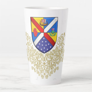 Caneca De Café Latte Latte Grande Mug com a Casaco de Armas da Família