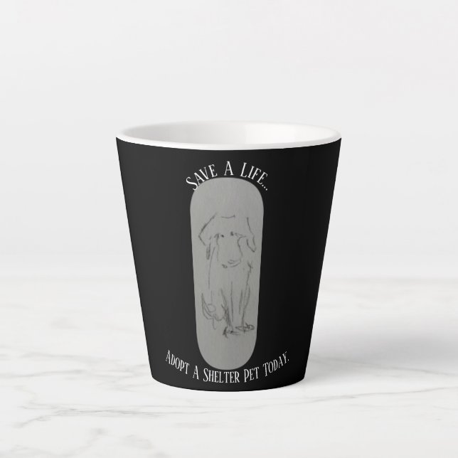 Caneca De Café Latte Latte Mug (Frente)