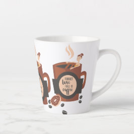 Caneca De Café Latte Latte Mug