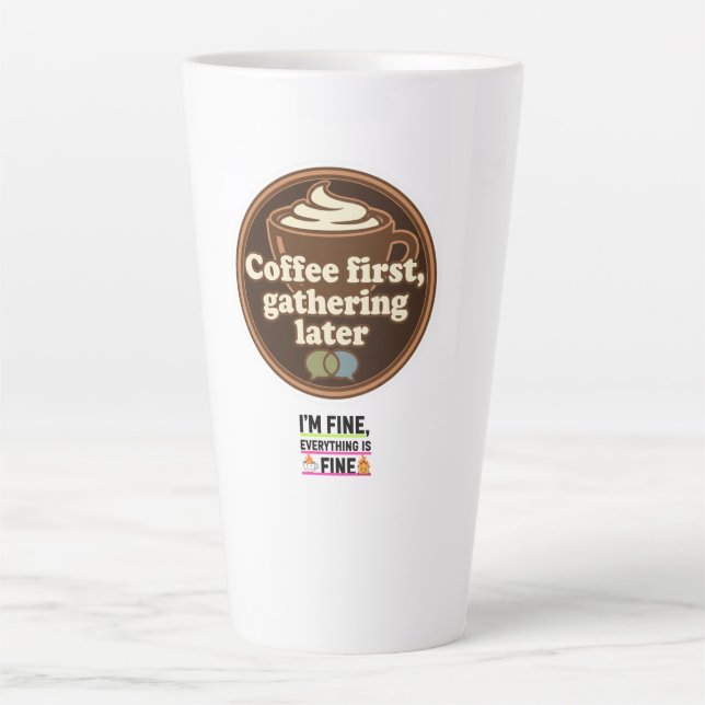 Caneca De Café Latte Latte Mug (Frente)