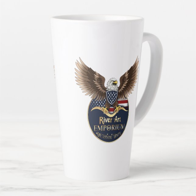 Caneca De Café Latte Latte Mug (Ângulo direito)