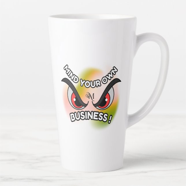 Caneca De Café Latte Latte Mug 17oz: Cuide do seu (Direita)
