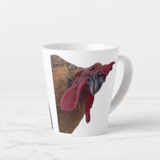 Caneca De Café Latte Latte Mug Chicken Portraits