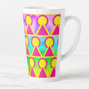Caneca De Café Latte Latte Mug Colorida