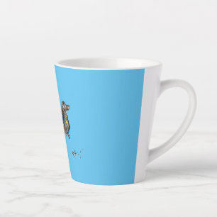 Caneca De Café Latte Latte Mug com Dachshund
