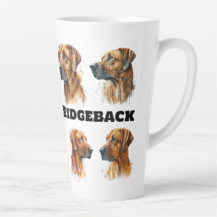 Caneca De Café Latte Latte Mug com Motivo Ridgeback Ridgeback