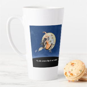 Caneca De Café Latte Latte Mug, corda doce da bruxa