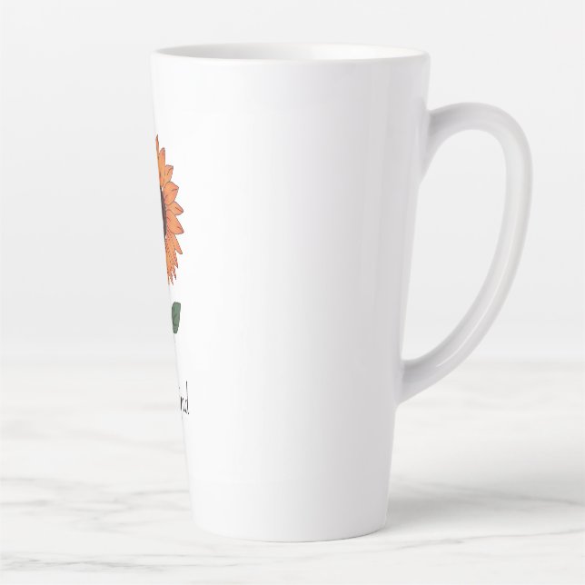 Caneca De Café Latte Latte Mug da coleção de "gentileza florescente" (Direita)