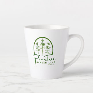 Caneca De Café Latte Latte Mug do Clube de Jardinagem da Árvore Pine