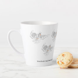 Caneca De Café Latte Latte Mug : Doves