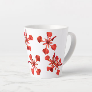 Caneca De Café Latte Latte Mug Royal Poinciana