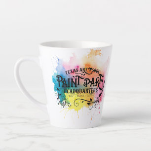 Caneca De Café Latte Latte Mug, sede do Partido das Pinturas