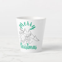 Latte Mug ; Sr. e Sra. Claus