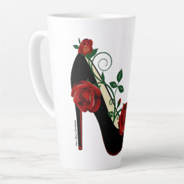 Caneca De Café Latte Latte Mug - Stiletto Rosa