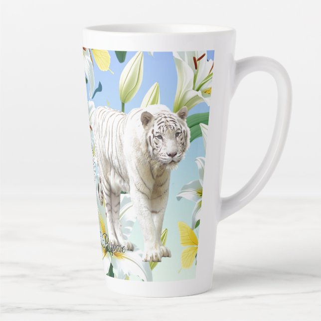 Caneca De Café Latte Latte Mug Tiger (Direita)
