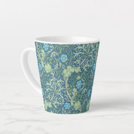 CANECA DE CAFÉ LATTE LATTE MUG : WILLIAM MORRIS : DESIGN MARINHA