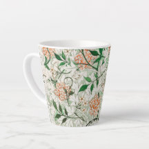 LATTE MUG: WILLIAM MORRIS : JASMINE