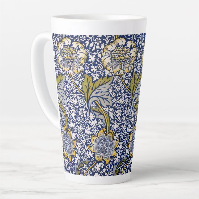 CANECA DE CAFÉ LATTE LATTE MUG : WILLIAM MORRIS : KENNET (Ângulo esquerdo)